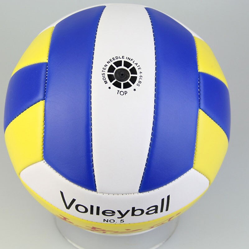 1Pc Pro Student Volleybal Pu Leer Wedstrijd Training Bal Verdikte Grootte 5