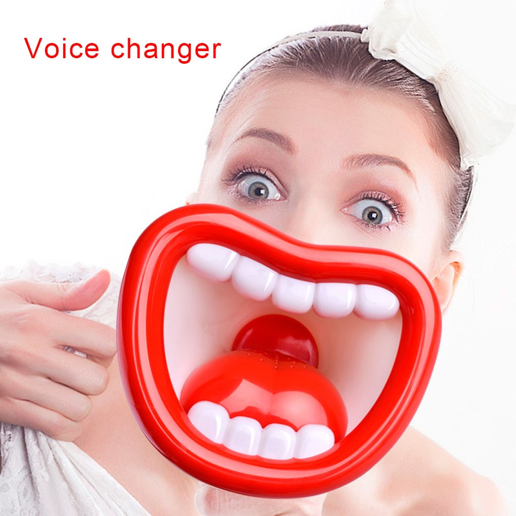 Grote Mond Grappige Megafoon Opname Speelgoed Kids Voice Changer Kinderen Speaker Handheld Microfoon Vocal Speelgoed Willekeurige Kleur