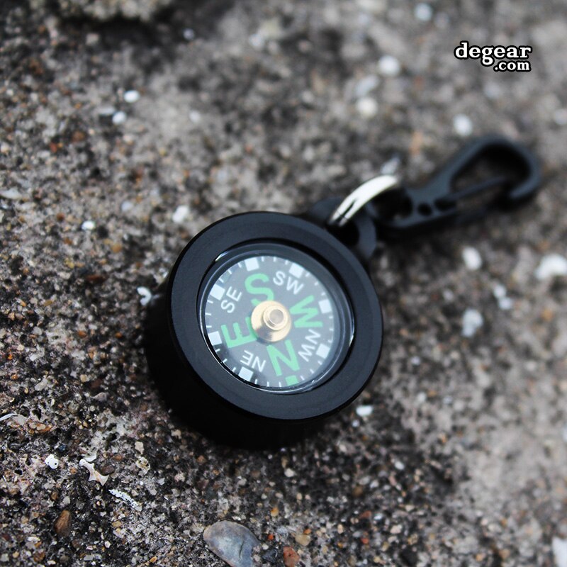 Camping Hiking Portable aluminium alloy Pocket Compass Navigation for Outdoor Activities Diameter 22mm