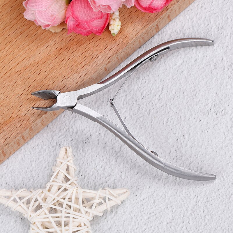 Fingernail Toenail Cuticle Nipper Trimming Cutter Cuticle Scissor Plier Manicure Tool Stainless Steel Nail Clipper