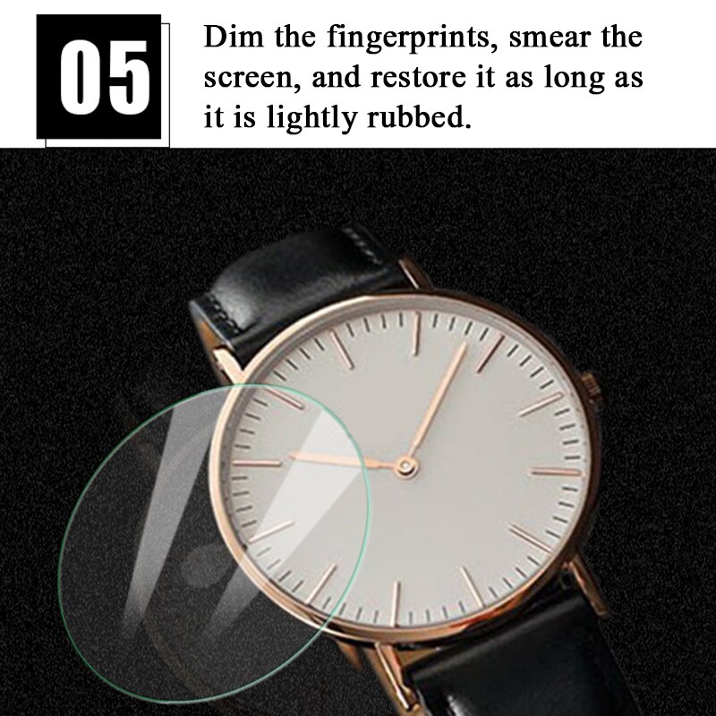 Universal Tempered Glass For Round Watch Protective Film For Smart Watch Screen Protector Diameter 27mm 30mm 32mm 34mm 36mm