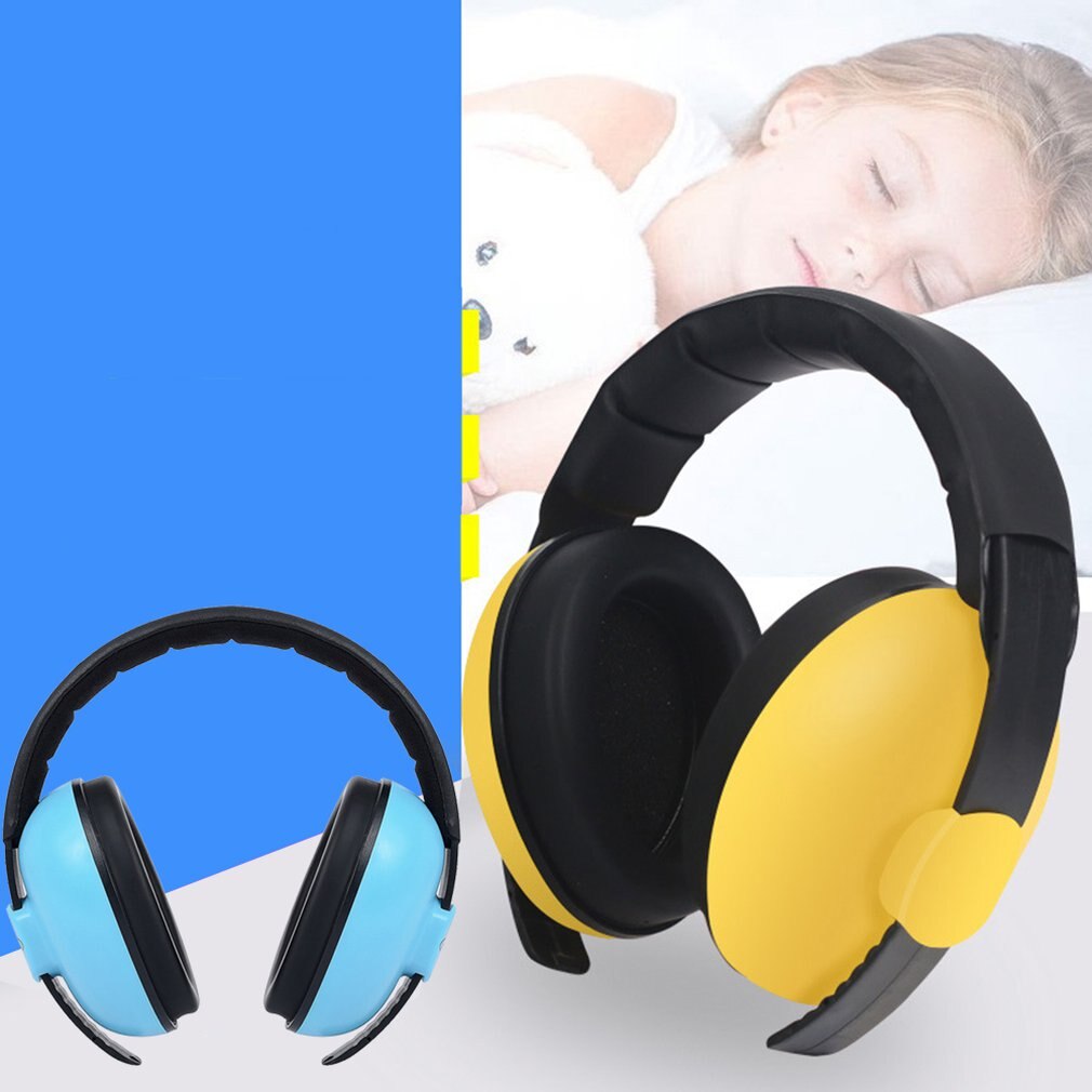 Baby Kids Anti noise Earmuffs Headset Hearing Protection Ear Defenders Sleeping Headphone Protect Noice Cancel FD