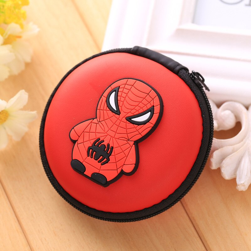 lovely Cartoon Mini Zipper Protective Headphone Case Pouch Earphone Storage Bag Soft Headset Earbuds Box USB Cable headset bags: 7