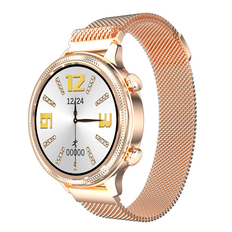 696 H1 Women Smart Watch Bracelet Wristband Heart Rate Blood Pressure Smartwatch Watches Fitness HM3 Tracker Women Female Clock: gold