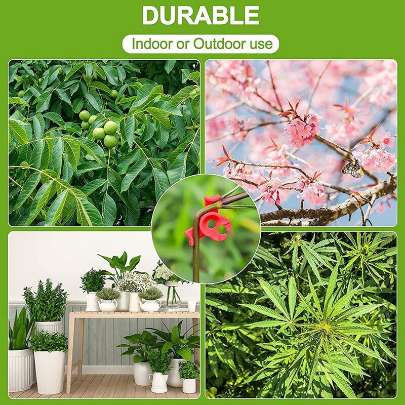 Doblador de plantas de entrenamiento bajo estrés, Clips LST para entrenamiento de plantas, iluminación, Ayuda de entrenamiento para jardinería