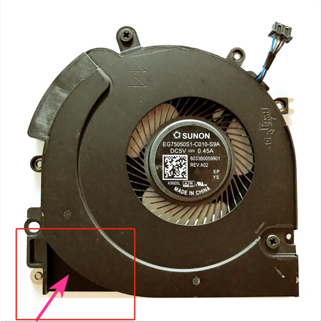 Ventilador de refrigeración para ordenador portátil, Enfriador de CPU para HP EliteBook 745, 840, 850, ZBOOK 14U, G5, 15U, G6, 840G5, NS85C10-17D10, 6033B0057201,: ZBOOK 14U G5