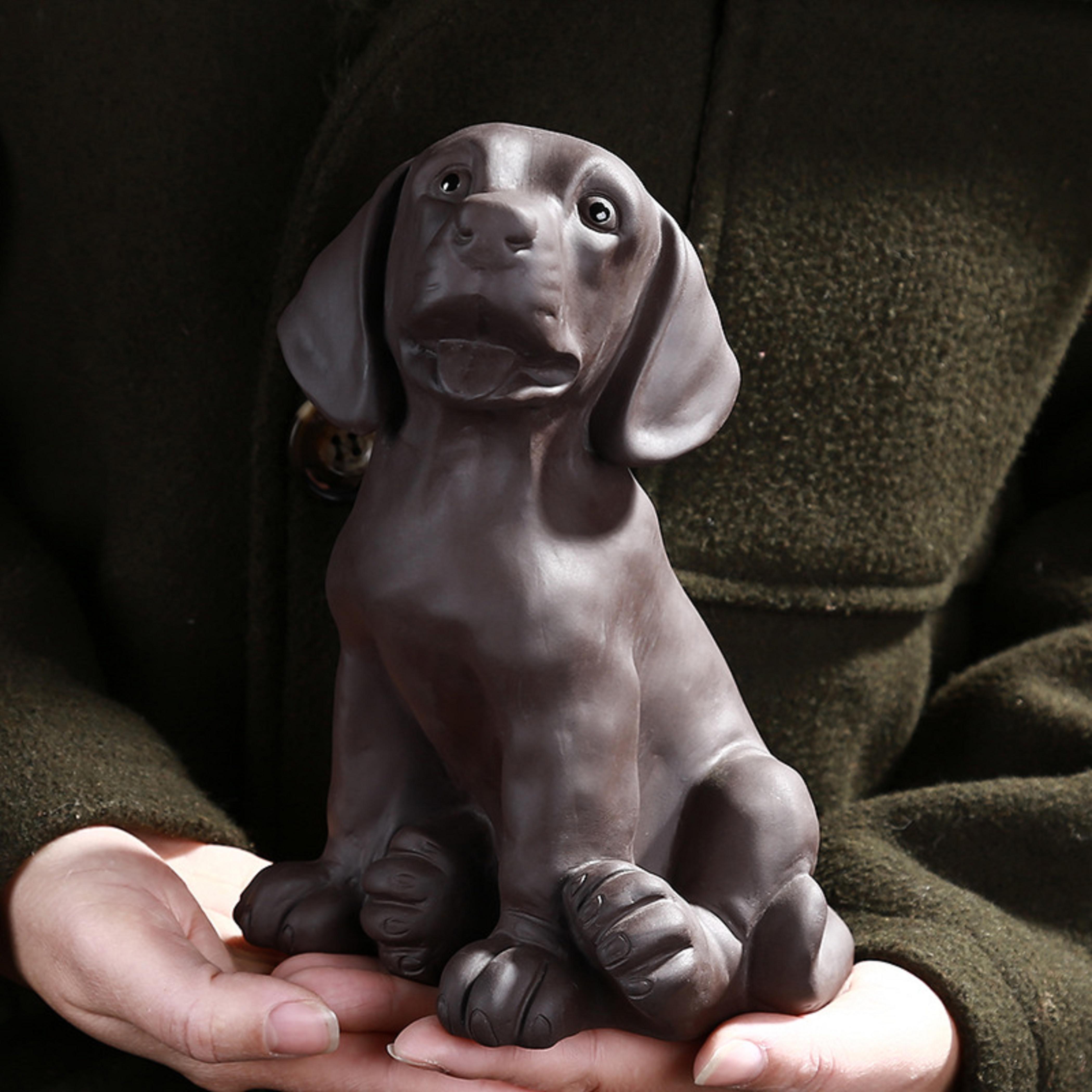 Tíbet chino redware-juguete de decoración para perros, juguete de té, mascota, Bully, perro, meditación