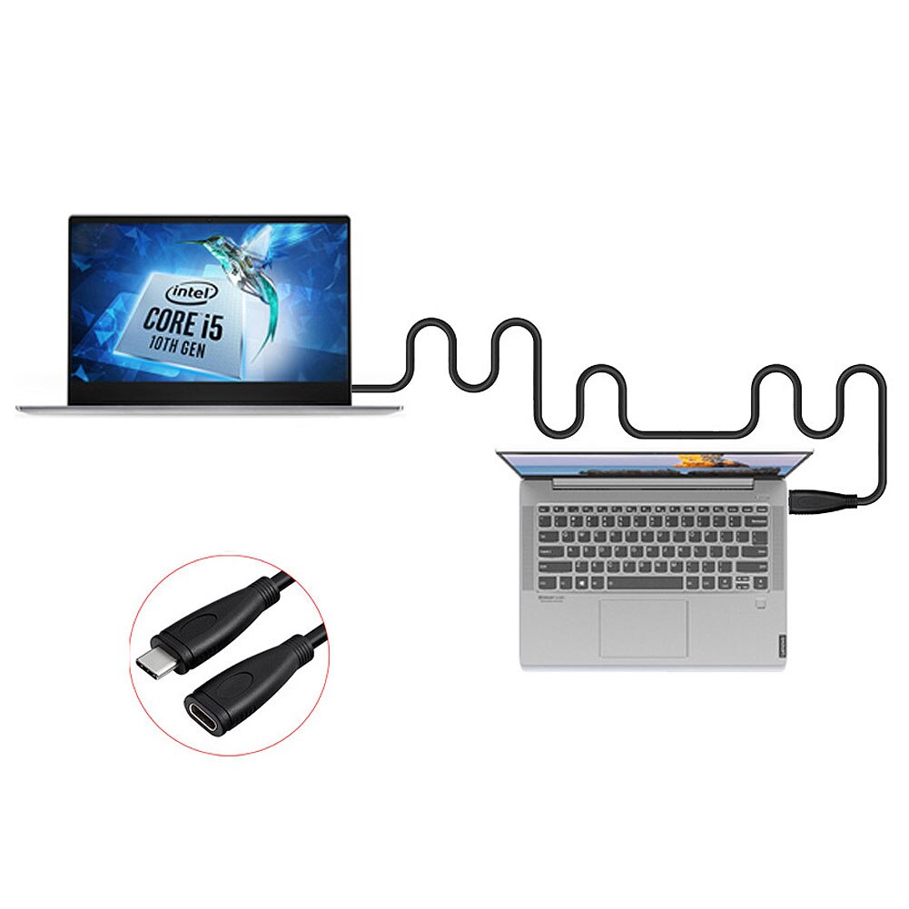 100W Pd 5A Type C Verlengkabel 4K @ 60Hz USB-C USB3.1 Gen 2 10Gbps Extender snoer Voor Macbook Pro Nintend Schakelaar Samsung