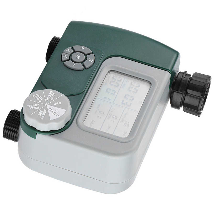 Watering Timer Uur Uur Dual‑outlet Timer Irrigatiesysteem Controller Intelligente Grote Display Watering Controller