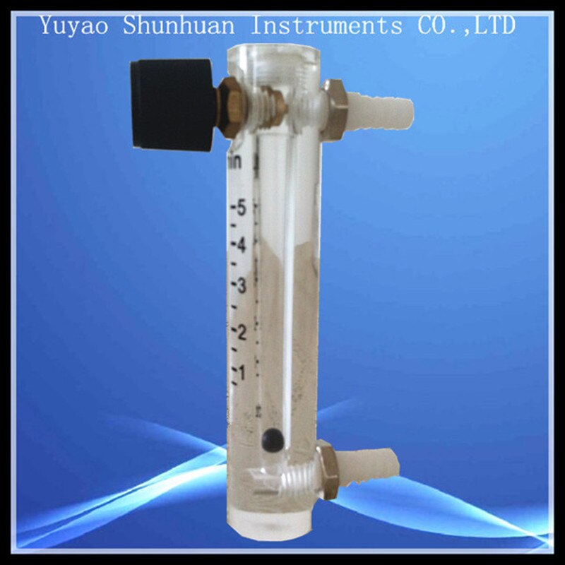 1-5LPM 1-10LPM air flow meter for gas air oxygen flowmeter indicator Counter Height 115mm