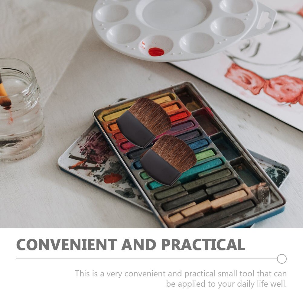 10Pcs Students Drawing Tools Painting Accessories Drawing Brushes Wooden Brushes