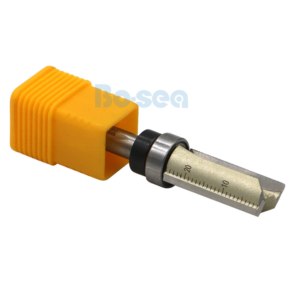 Flush Trim Pattern 1/2" W x 1" H Arden Router Bit Shank Bearing