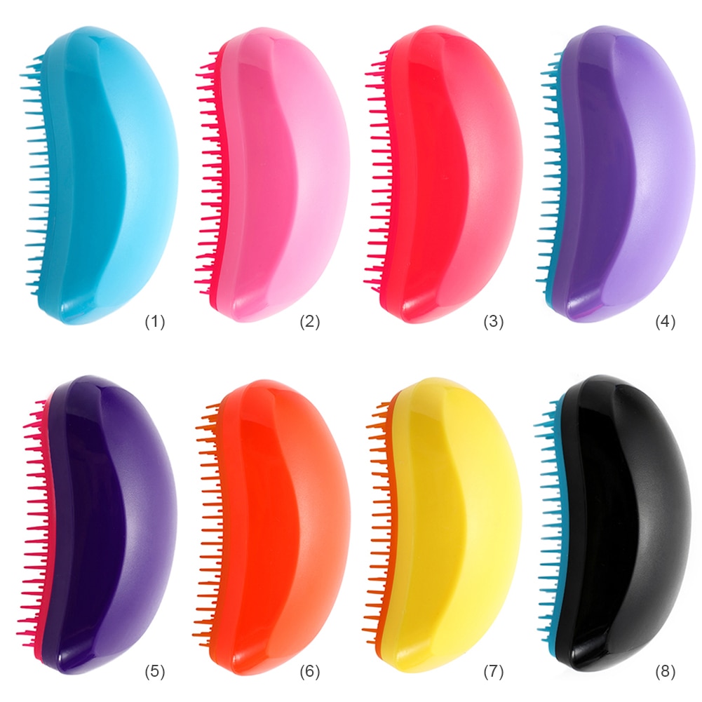 anti statico Massaggio Spazzola per Capelli Groviglio Spazzola per Capelli anti-annodare Capelli Lisci Pettine Dei Capelli Spazzole Ragazze coda di Cavallo Pettine
