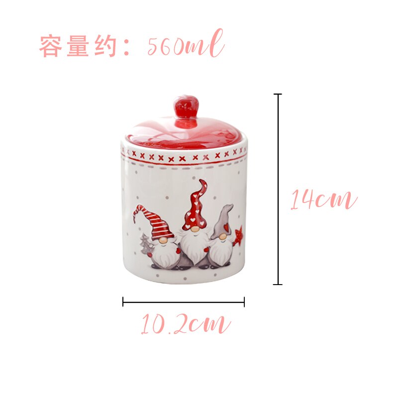 Cute Christmas Rectangular Plate Export Dinner Plate Net Red Ceramic Plate Fish Steak Flat Round Dish Plate: black