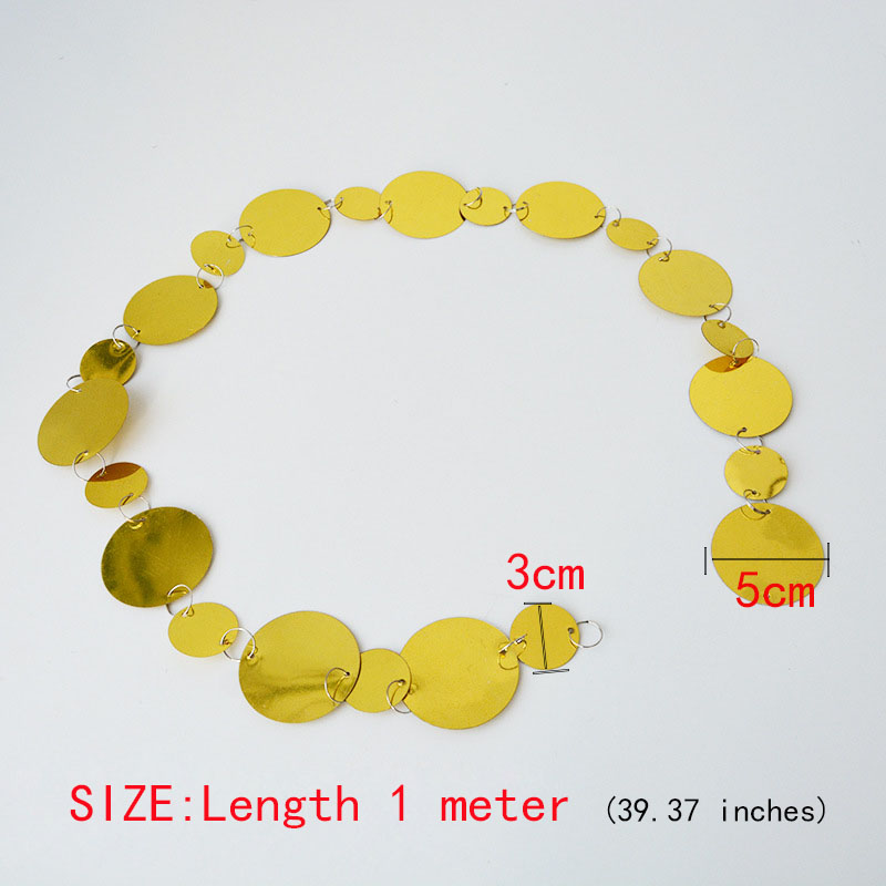 5pc DIY wedding stage layout PVC plastic sequin curtains Christmas Festive party decoration Supplies