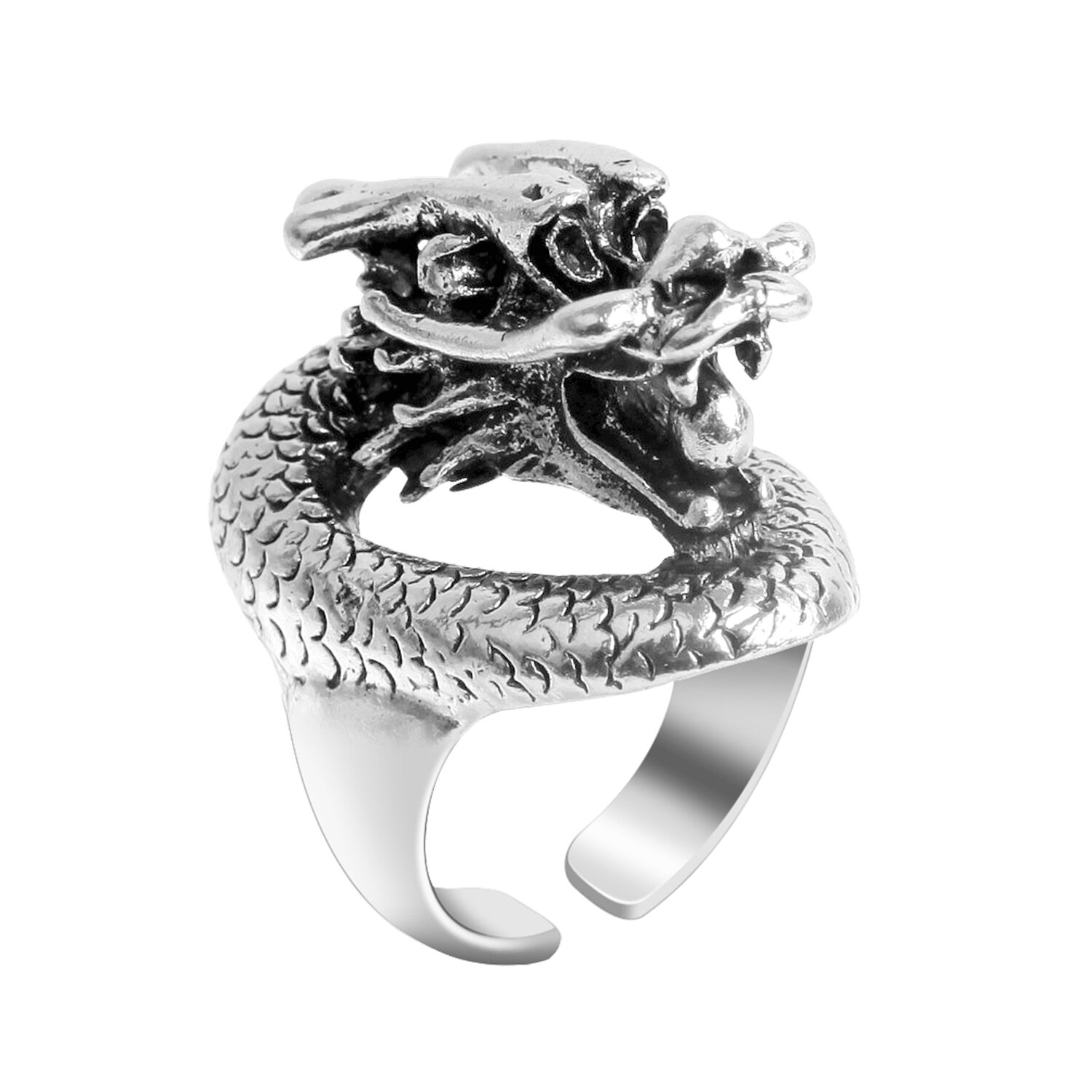 Animali Vintage Dragon Claw Snake Ring uomo donna Punk Hip Hop anelli di apertura personalità regolabile anelli gotici regalo gioielli: Style 13