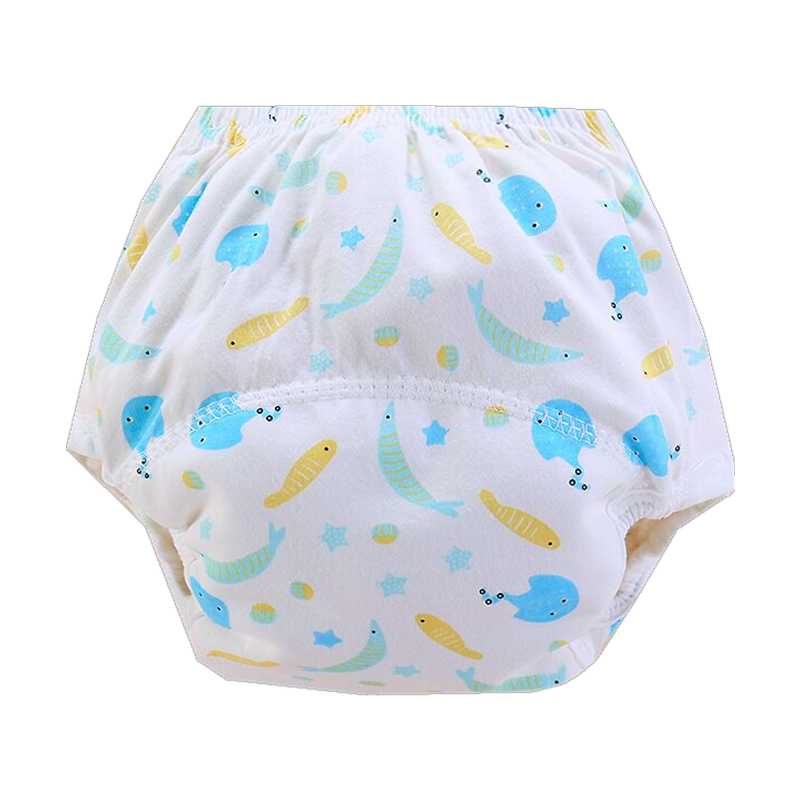 30pc/ lot baby læringsbukser vandtætte baby træningsbukser undertøj bomuld lærings-/studie spædbørnsbukser 6-15kg