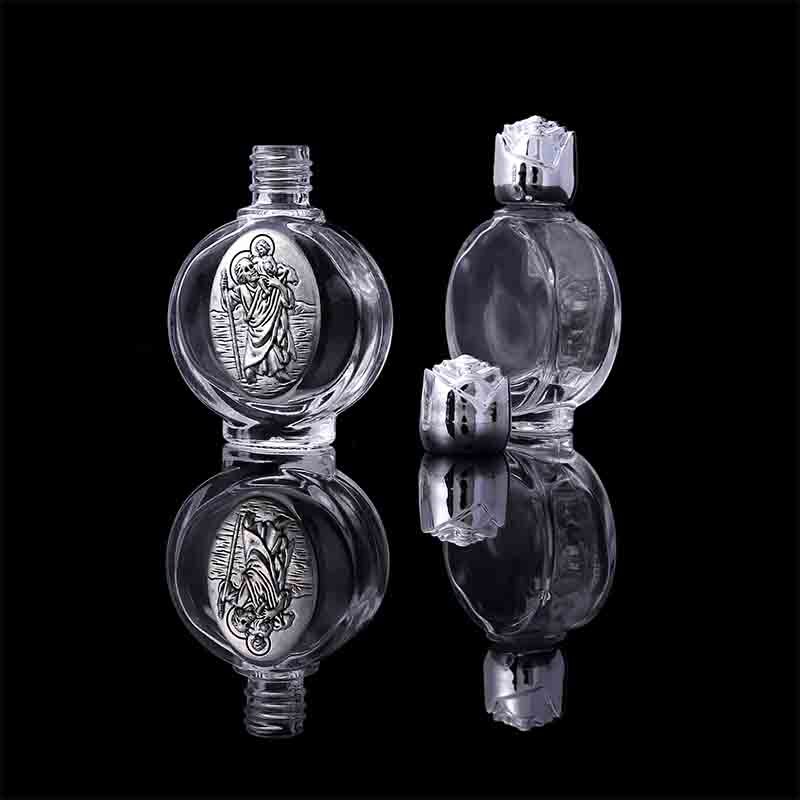 15 Soorten Heilige Water Jezus Fles Religieuze Kruis Fles Christian Virgin Sculptuur Fles, Heilige Water Fles: GOLD / 65-42mm2