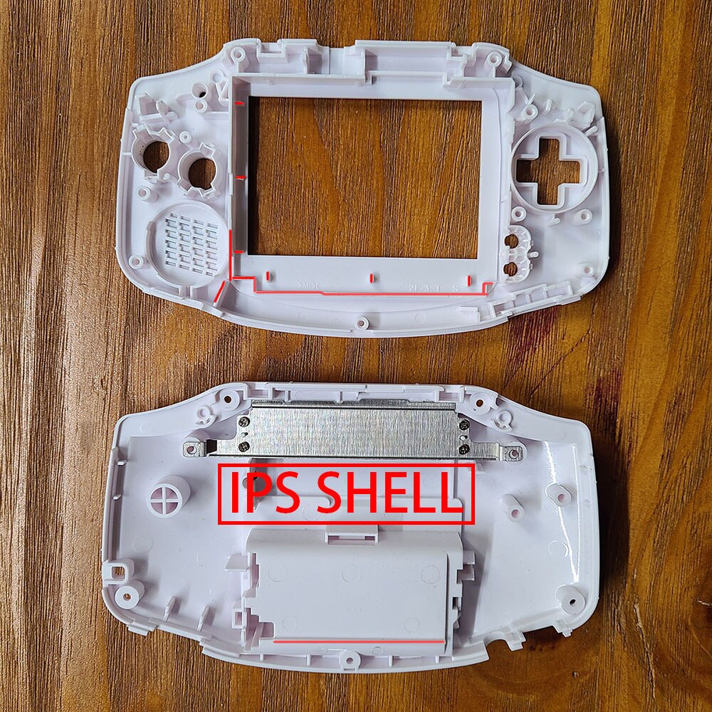 FUNNNYPLAYING For Gameboy GBA Advance ITA AGB RETRO PIXEL TFT BACKLIGHT KIT Memory Brightness Adjust The Display With Shell