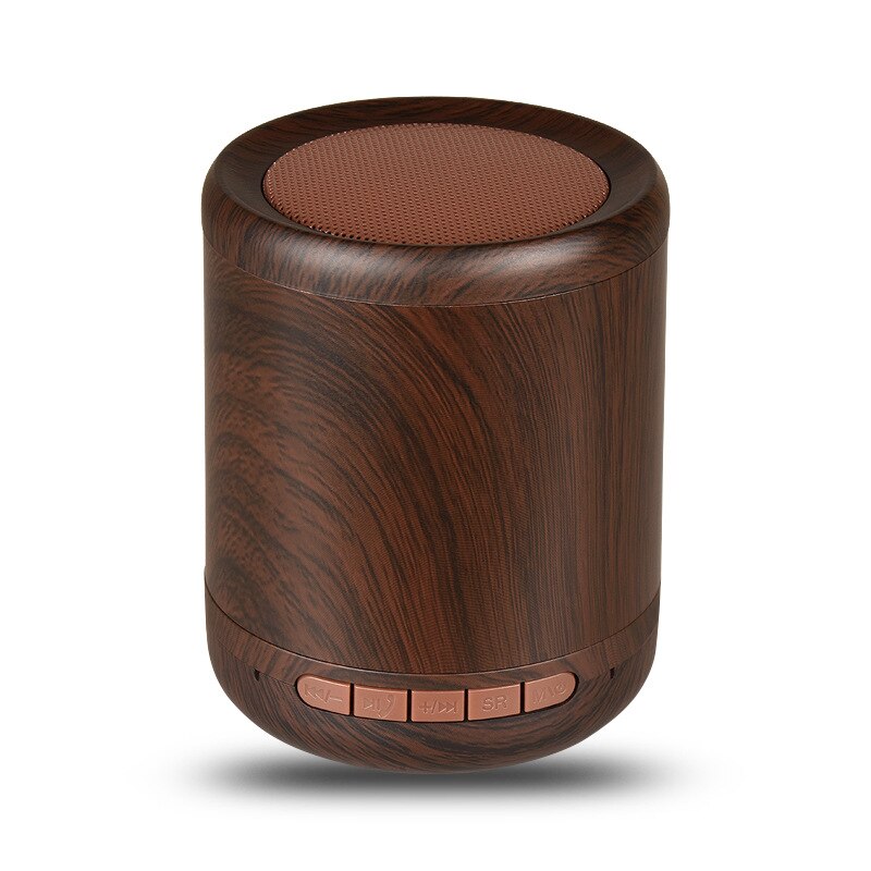 Draagbare Draadloze Bluetooth Speaker: Walnut