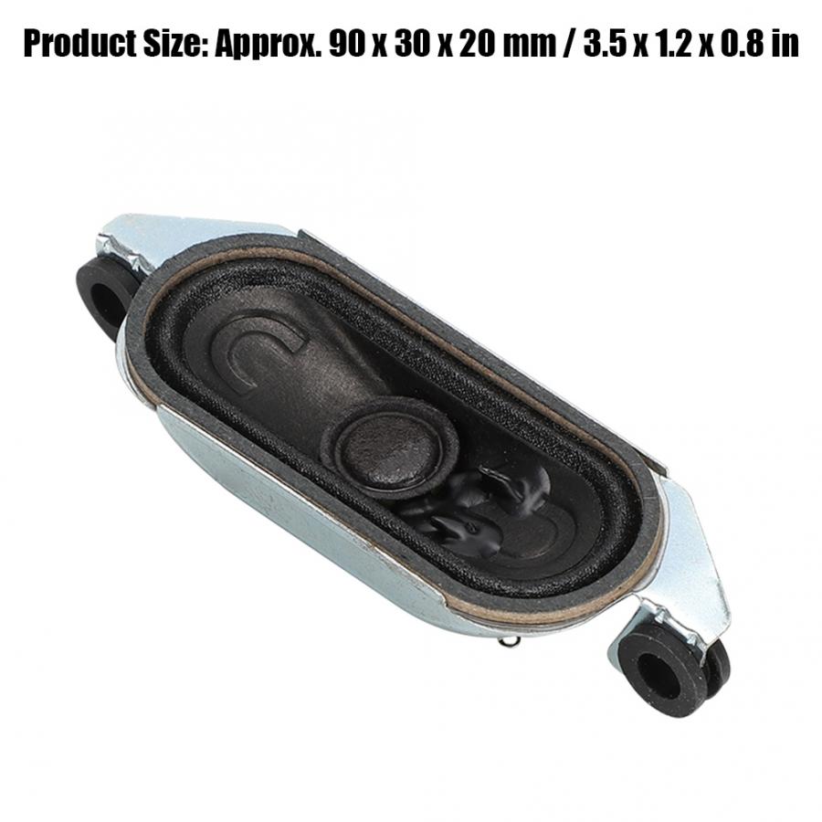 2Pcs 4ohm 5W Bass TV Speaker LCD TV Television Speaker Loudspeaker with Deep Bass Effect for Home Use 450Hz-20KH