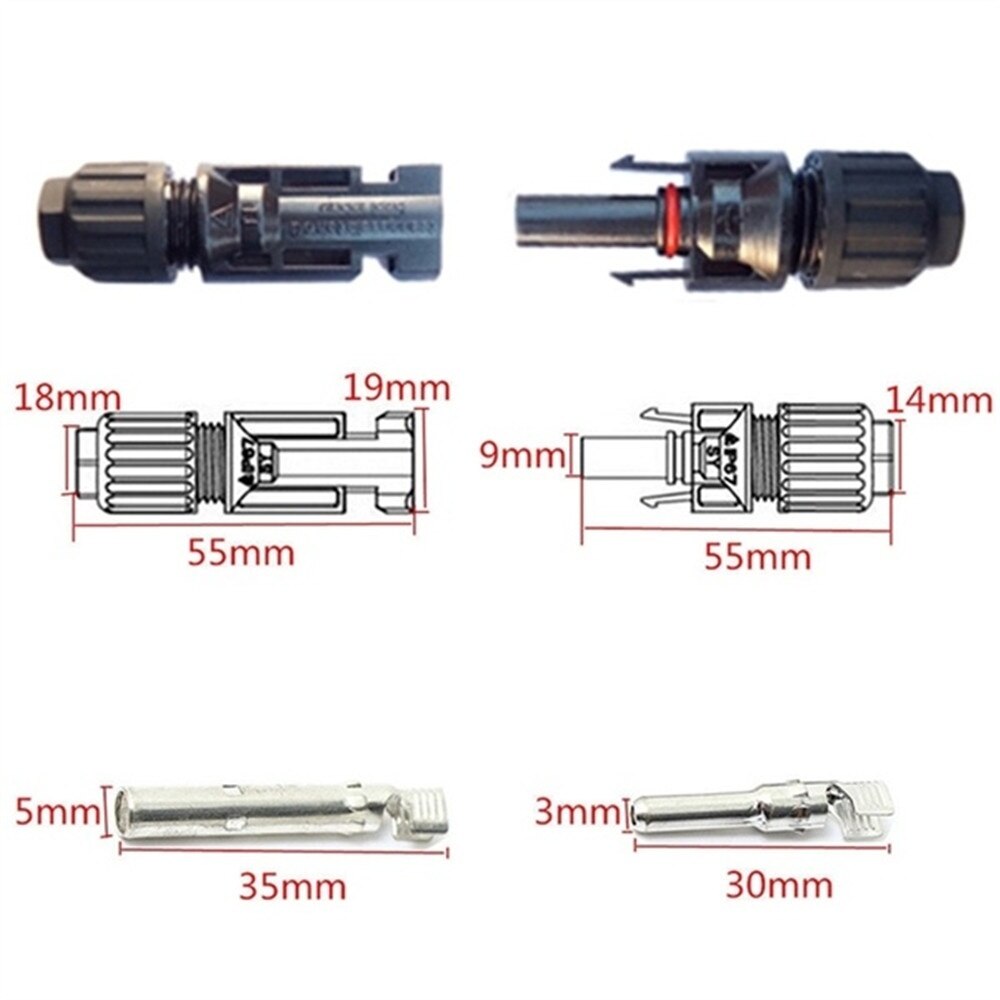 GZLFH 8 paar waterdichte aansluitingen, 2 polige stekkers, mannelijke vrouwelijke plug, led GZLFH 8 paar waterdichte aansluitingen, 2 polige stekkers, mannelijke vrouwelijke plug, led