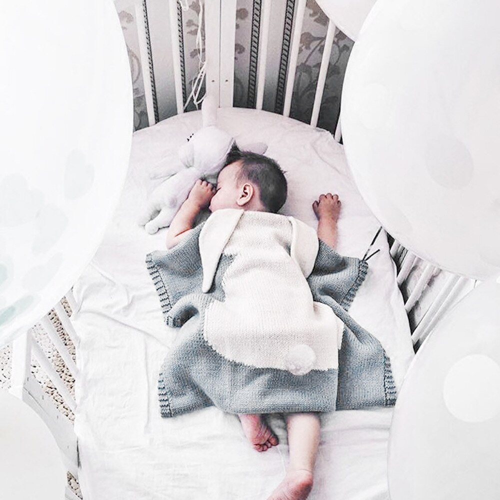 Babyfiltar swaddla baby wrap stickad filt för barn... – Grandado