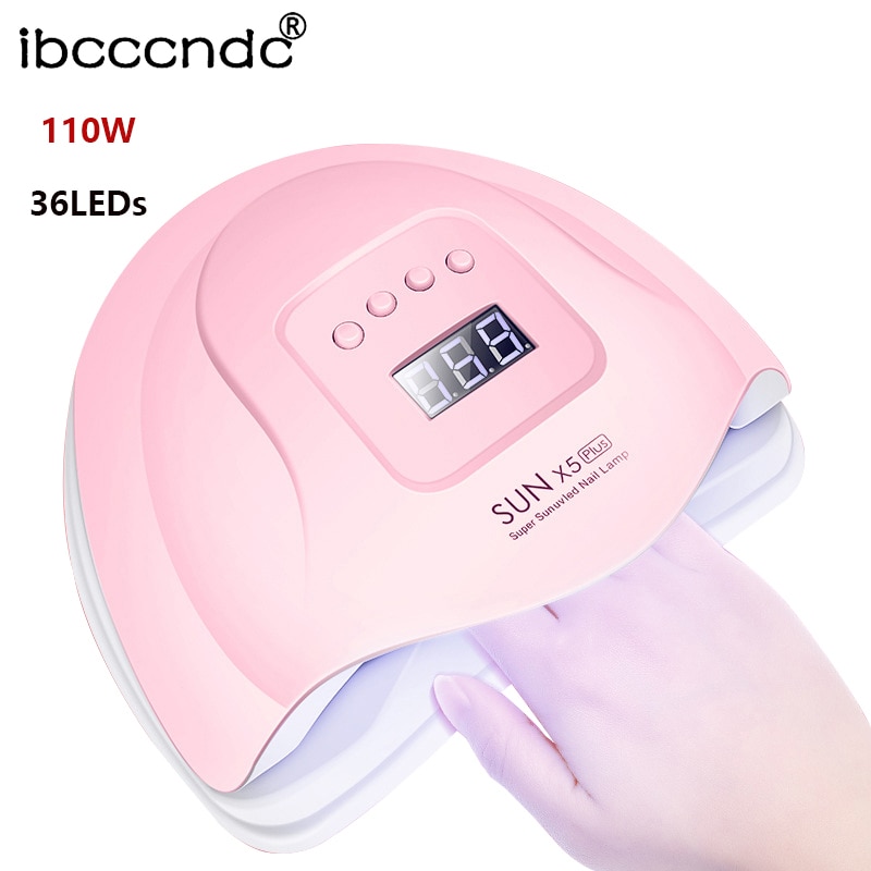 Ibcccndc 110W Nail Licht 36Leds Nail Dryer Led Uv Manicure Lamp Intelligente Nagel Lamp Professionele Nail Care Tool