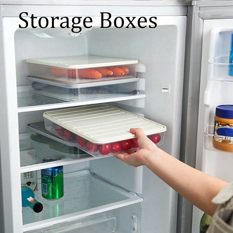Kitchen Transparent Storage Box Grains Beans Storage Contain Sealed Home Organizer Food Container Refrigerator Storage Boxes