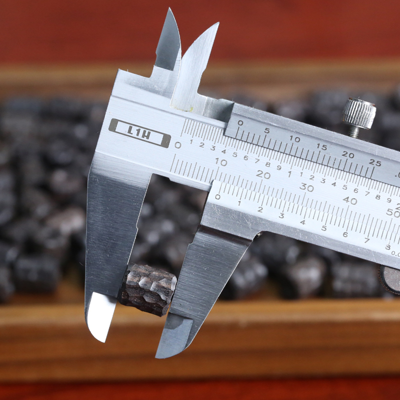 Cuentas de barril de ébano, accesorios de joyería DIY hechos a mano, cuentas superiores talladas con colgante coleccionable, cuentas sueltas, cuentas espaciadoras