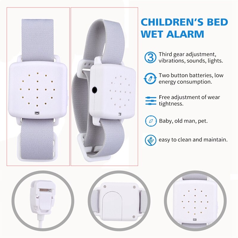 Bedwetting lembrete de embalagem-nova cama de urina molhado sensor enurese crianças crianças