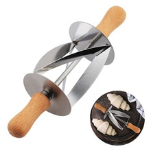 Dough Pastry Knife Baking Tools Croissant Making Tool Stainless Steel Rolling Cutter for Making Croissant Bread Wheel