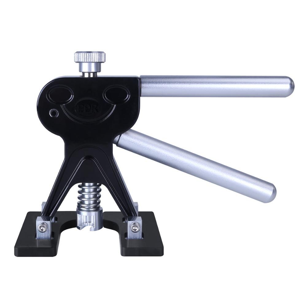 Super PDR Tools Paintless Dent Repair Tools Dent Removal PDR Tool Kit Dent Puller Tabs Hand Tool Set 25 blue 10 red glue tabs