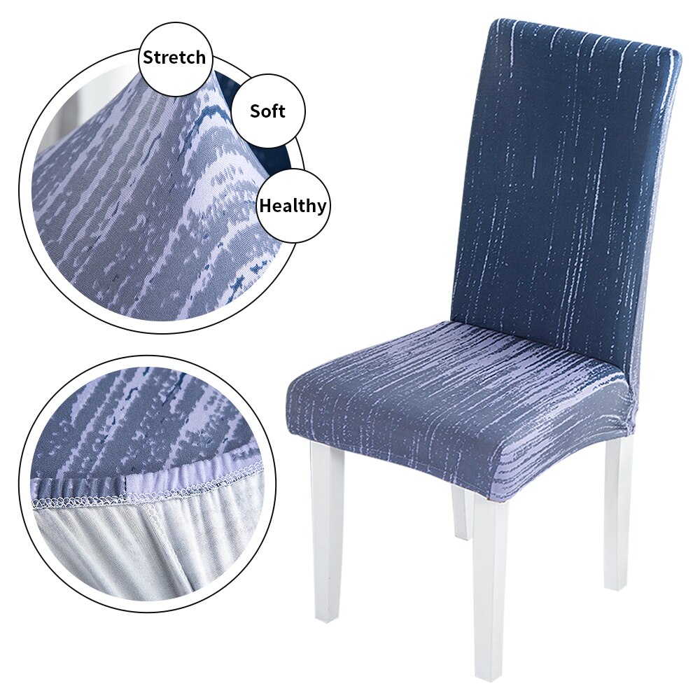 Geometrische Spandex Stuhl Abdeckung strecken Elastische Hussen Stuhl Sitzbezüge Für Esszimmer Küche Hochzeit Bankett Hotel: Stil 5