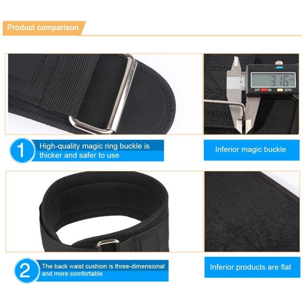 Fitness-taillengürtel unisex squat-training taillenstützgürtel rückentraining fitness taillenschutzgürtel  w9 d 9