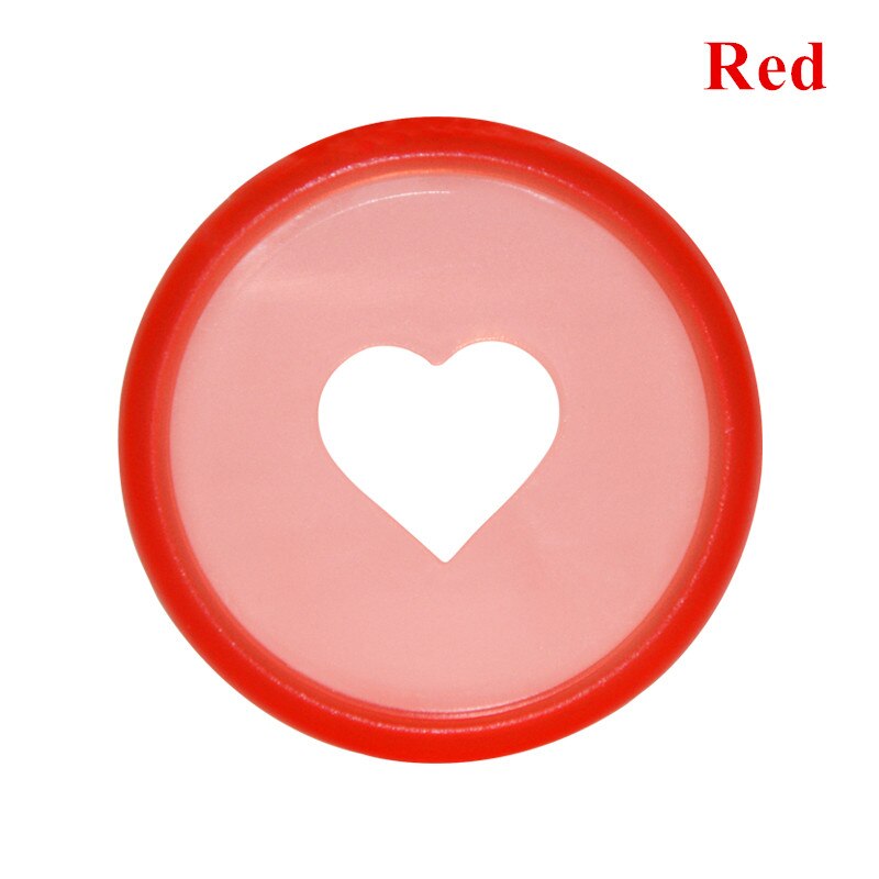 Carpeta de disco de corazón de Color caramelo, 50 piezas y 28mm, para cuadernos de discos/planificador, discos de disco, anillos de encuadernación de hojas sueltas, LF19-308: Red-50 Pcs