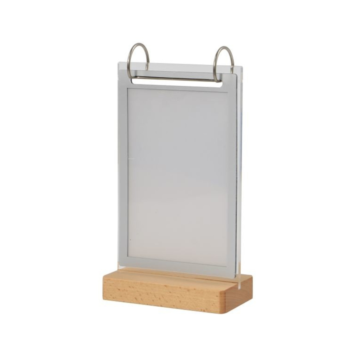 A5 279*168mm Acrylic Restaurant Table Menu Sign Holder Display Stand With Poster Menu Paper Frame