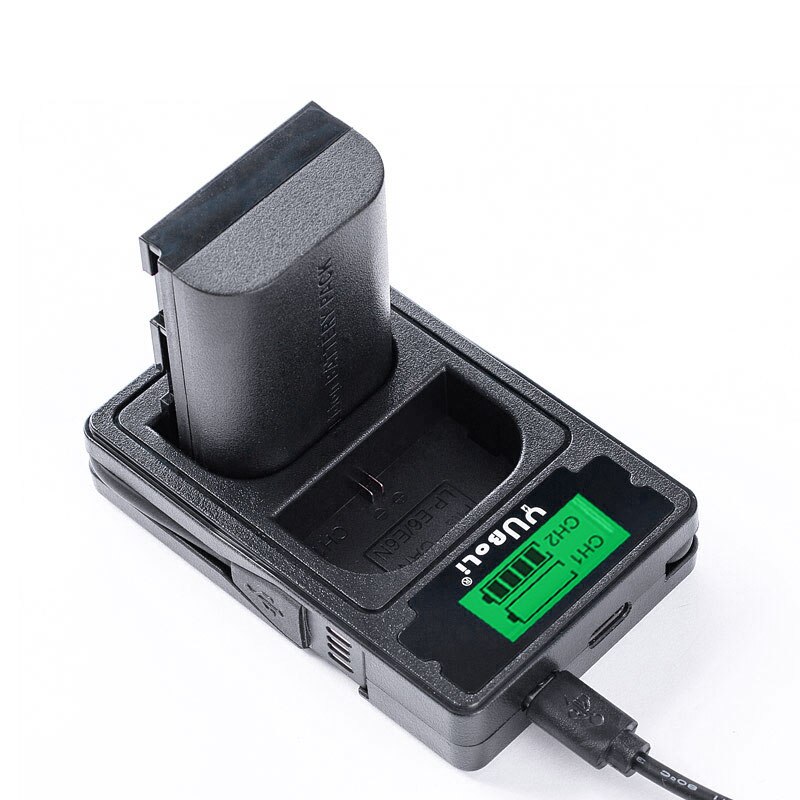 4x2650mAh Li-ion Battery LP-E6 LP-E6N lpe6 LP E6 E6N Batteries for Canon LP-E6 EOS 5DS 5D Mark II Mark III 6D 7D 60D 60Da 70D
