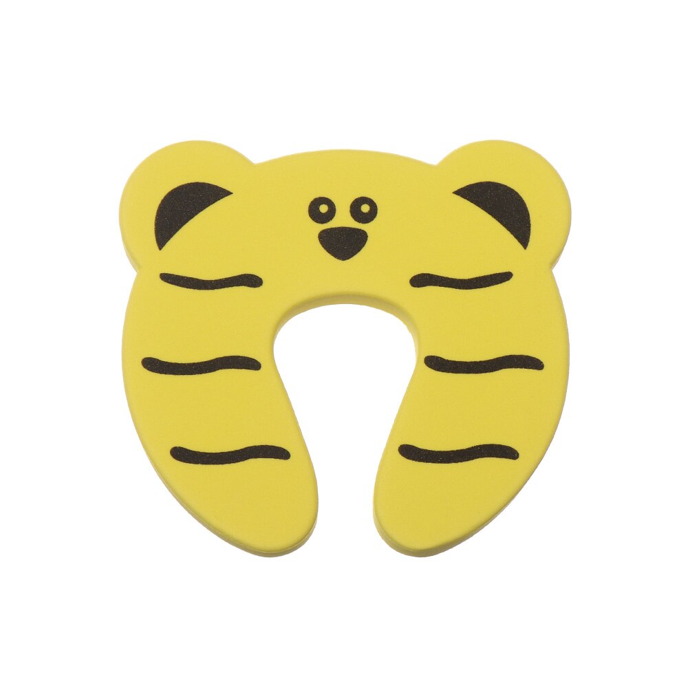 Baby Veiligheid Sloten Kinderen Bescherming Eva C Shape Veiligheid Kabinet Sloten Deur Clip Kids Finger Safe Soft Foam Deurstopper: yellow type2