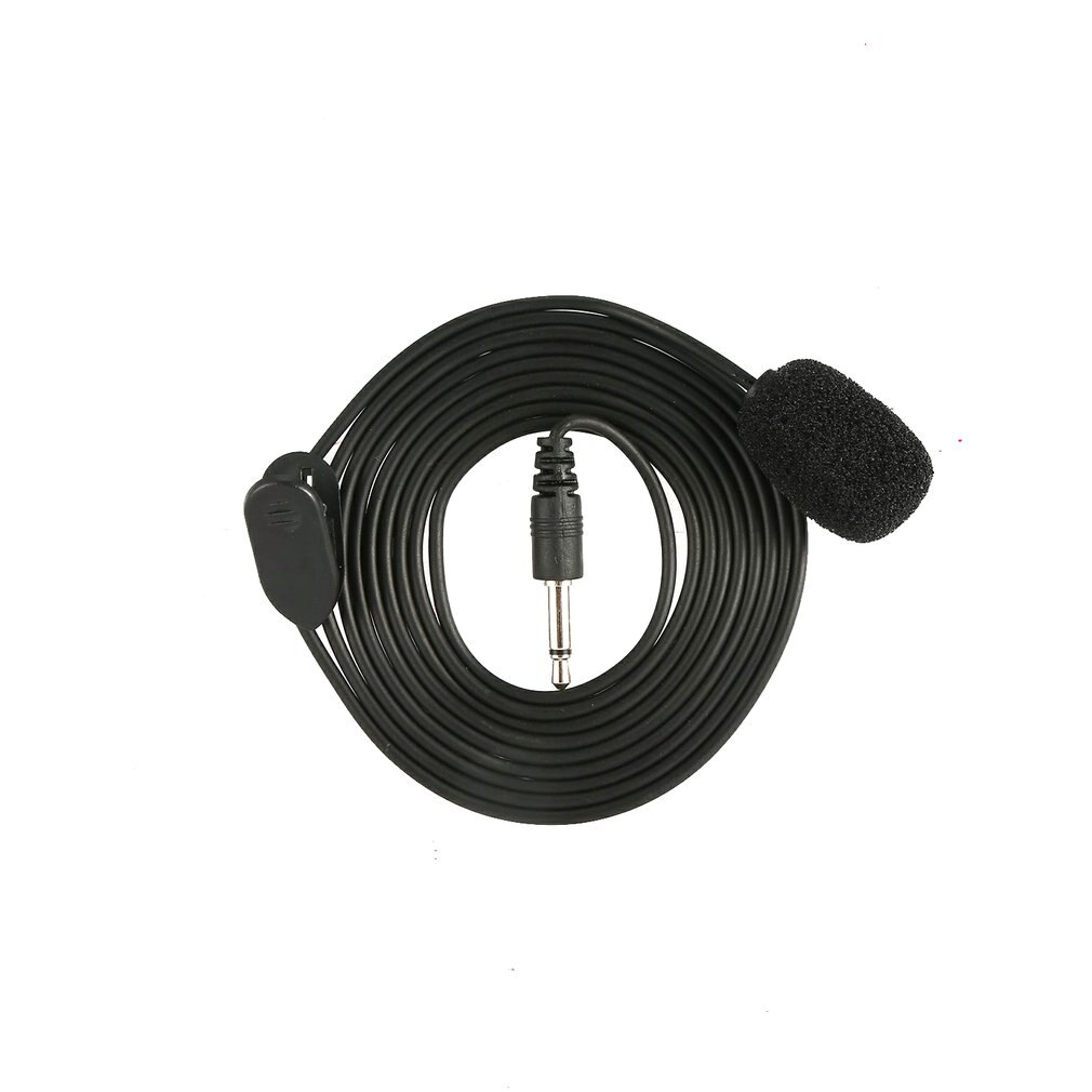 3.5mm Jack Handsfree Speeching Microphone External Clip-on Lapel Lavalier Teaching Phone Wired Condenser Mic For iPhone PC