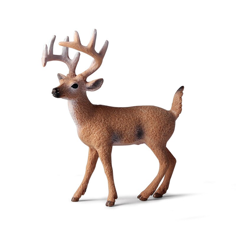 Classic Toy Figures Model Handmade Deer Accessories Boy's Furnishing Science Home Entertainment