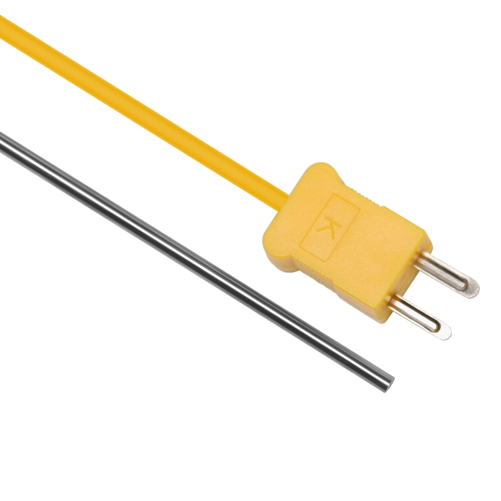 Sonda termopar tipo K, Sensor de temperatura de-50 °C a 100 °C, herramientas de medición con Cable de alambre, 150/200/300/500mm, 1 ud.