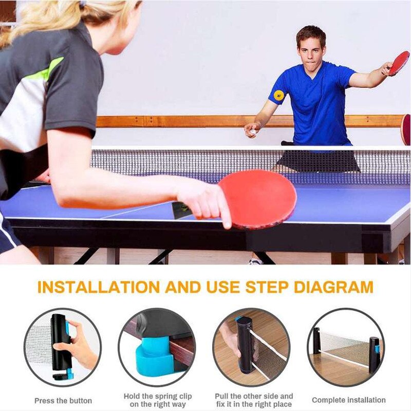 Table Ball Racket Racket Sports Table Tennis Supplies Table Tennis Rackets Set Of 3 Balls + 1 Pair Of rackets + 1 tennis rack