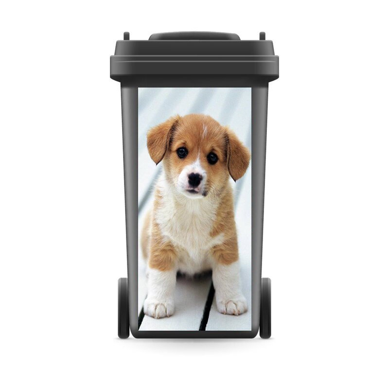 Modern Renew Rubbish Bin Sticker Vinyl Removable Waterproof Sticker Decals Ktichen Accessories Home Decoration: 4 / 37x82cm(For240liter)