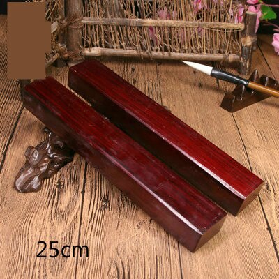 Paperweight Solid Wood Chinese Calligraphy Painting Special Paperweights Chinese High Grade Redwood Classical PaperWeights: 25cm