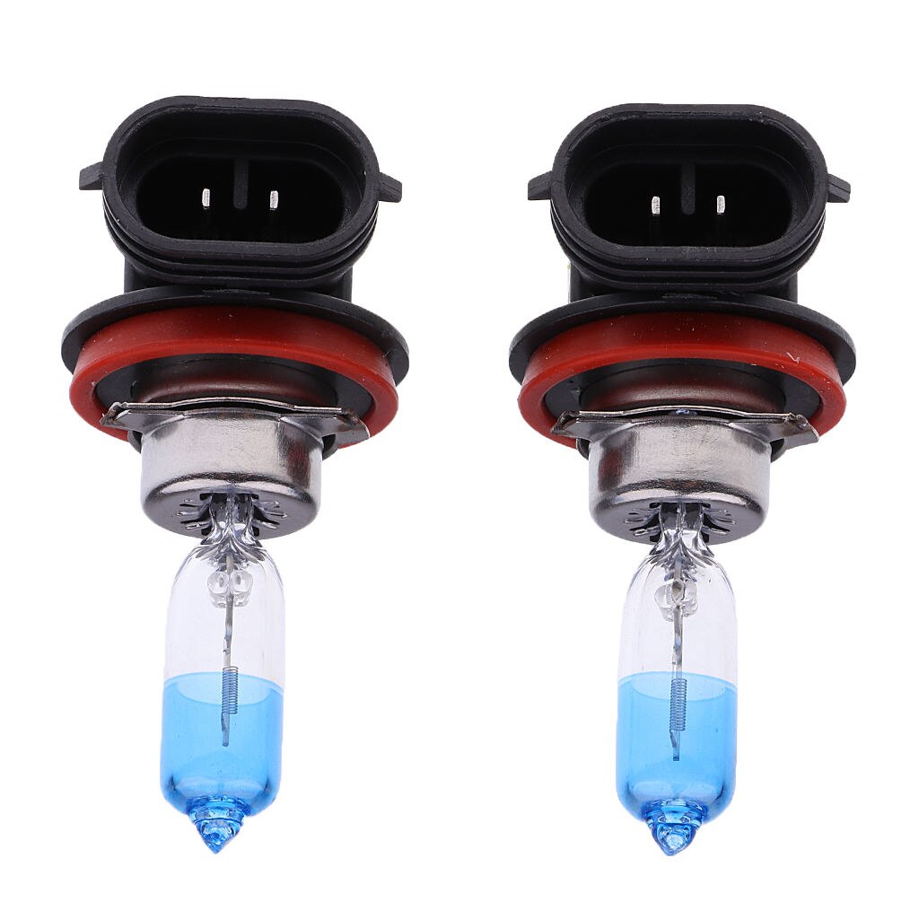 2pcs H8 12V 55W 4000K Car Halogen Headlamp Bulbs Driving Light Replacement