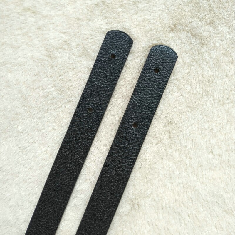 2 pçs saco cinto destacável alça de couro do plutônio senhora bolsa de ombro acessórios de substituição diy bolsa alça: Black