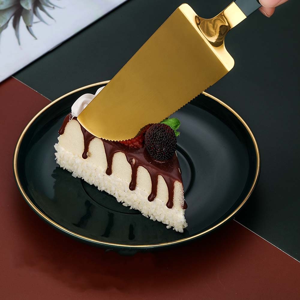 Toothed Cake Shovel Edge Cake Blade Cutter Pie Pizza Shovel Cake Spatula Ice Cream Dessert Cutter Food Kitchen Baking Tools