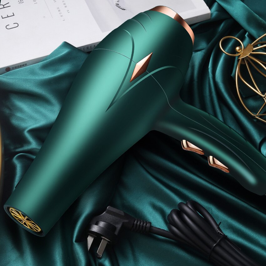 Hair Dryer with Ionic Conditioning, AC Motor Hair Dryer Fast Drying, Hair Care Dryer, 2 Speeds, 3 Heating