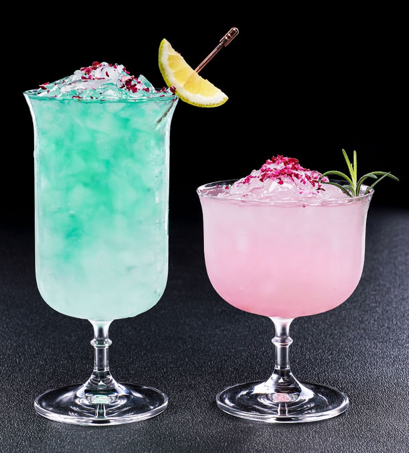 Kristallen cocktailglazen martiniglas